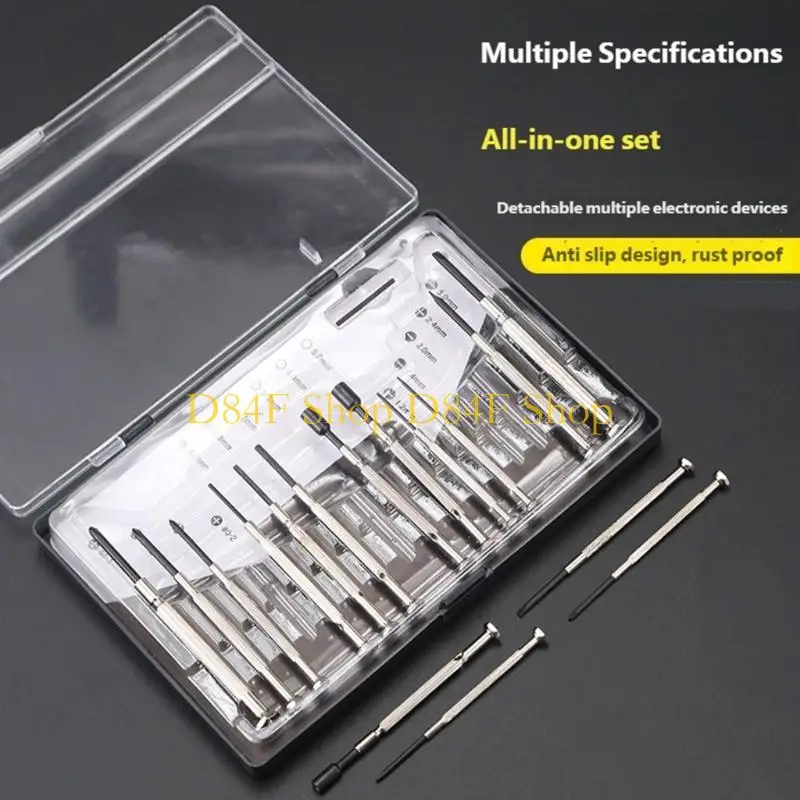 D84F High Strength Steel Precise Screwdriver Set for Various Devices Phone Repair