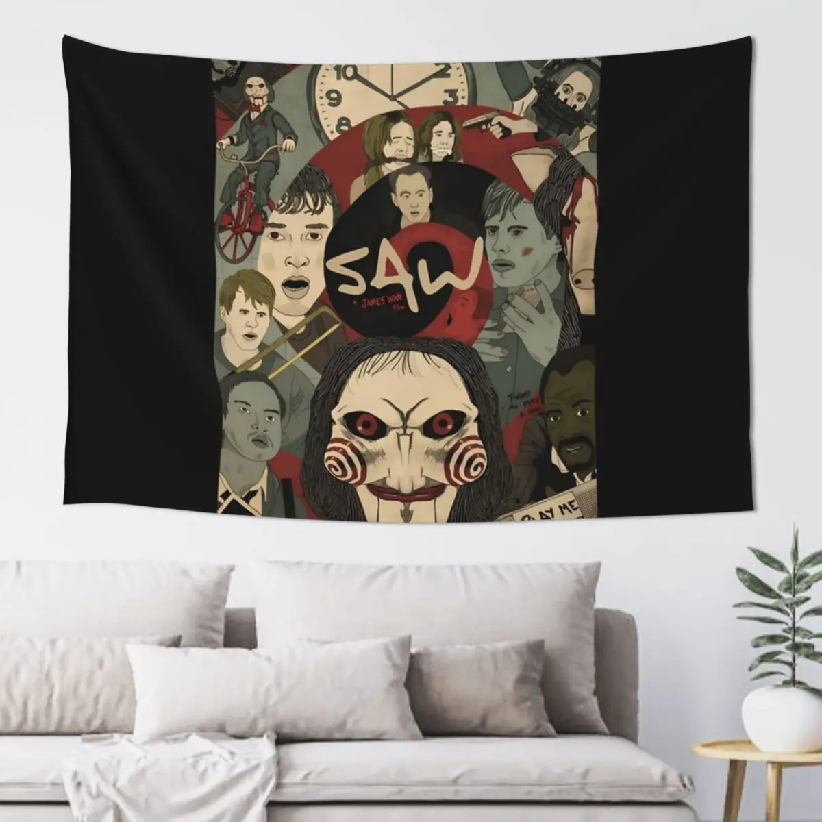 Saw movie Tapestry Home Decoration Christmas Decoration Tapestry