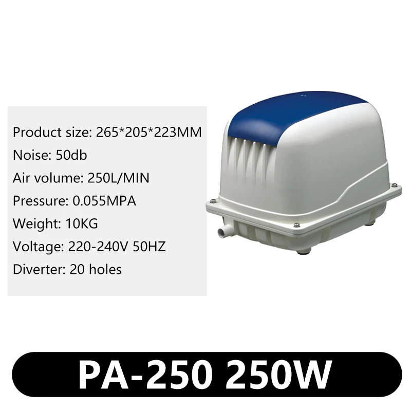 Jebao Jecod Luchtcompressor Luchtpomp PA-35 PA-45 PA-60 PA-80 PA-100 PA-150 PA-200 PA-250 Aquarium Zuurstof Machine Vis Aquarium