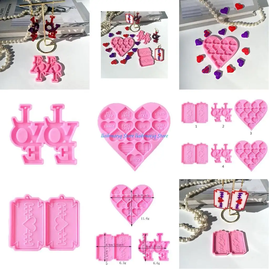 

573B Diy Silicone Mold for Epoxy Resin Jewelry Casting Home Holiday Decoration