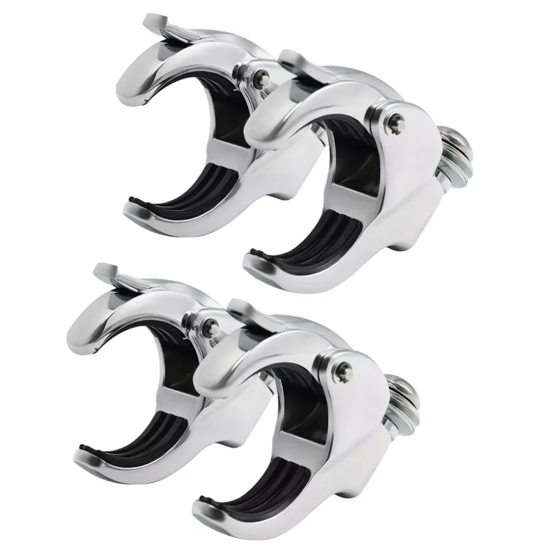 4pcs 49mm Windshield Clamps For Harley Fat Street Bob Low Rider V-Rod VRSCA Super Wide Glide FXBB FXBR FXLR Sportster XL1200X