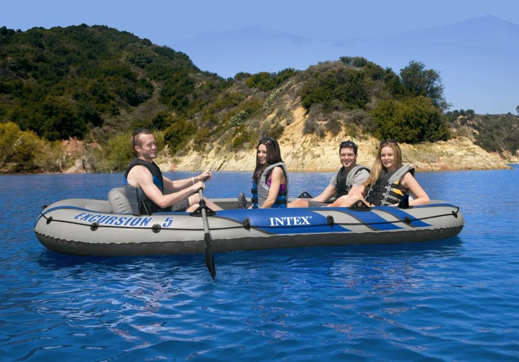 Inflatable 5 drifters 4 fishing boat rubber rowing boat inflatable boat thickened and enlarged.