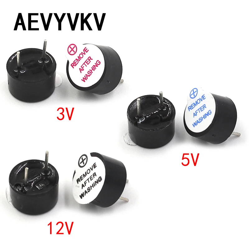 10pcs 9055 3V 5V 12V Active Alarm Buzzer 85dB TMB09A03 TMB09A05 TMB09A12 Dimension 9x5.5MM Integrated Active Electronic Buzzer