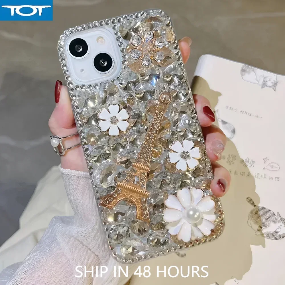 สําหรับSamsung Galaxy S25 S24 S23 S22 S21 S20 S10 S9 Ultra Plus FEหมายเหตุ 20 10 กรณีเพชรฝาครอบโทรศัพท์Galaxy s25 Ultraกรณี