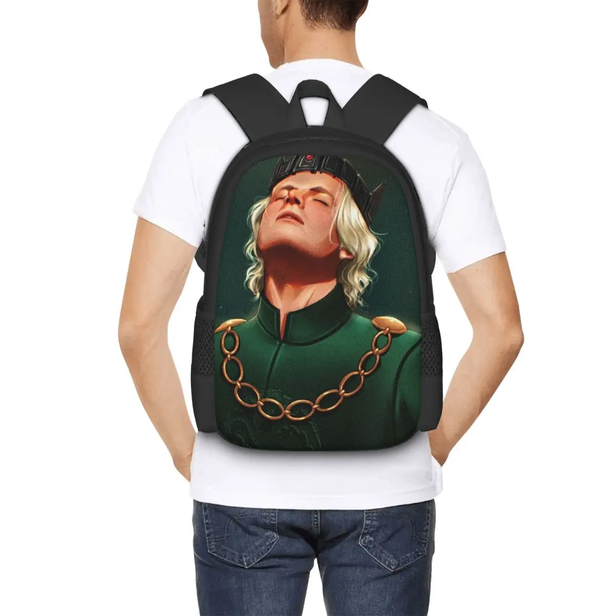 

Aegon Targaryen Student Backpack School Bag Hiking Travel Daypack for Boys Girls Fashion Bookbag Shoulder Bags