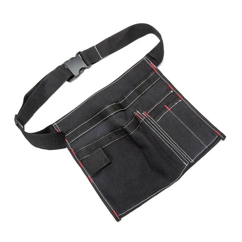 Large Capacity Tool Storage Apron Canvas Multi-pocket Wear-resistant And Washable Tool Storage Bag with Adjustable Buckle