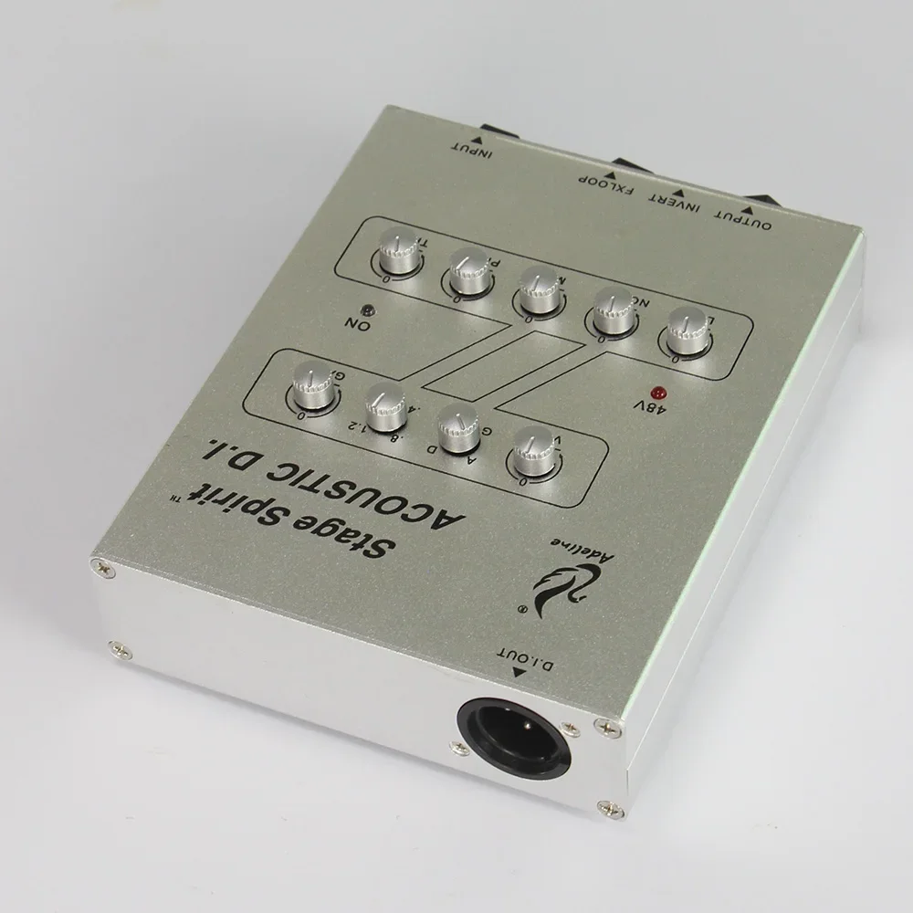 مضخم جيتار TLF Adeline متعدد التضخيم كسب ملحقات الآلات الموسيقية باللون الفضي