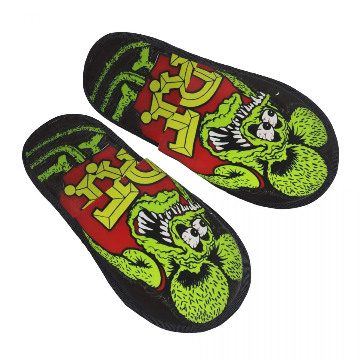 Harajuku Tales Of The Rat Fink 6 Men Women Furry slippers nice-looking special Home slippers