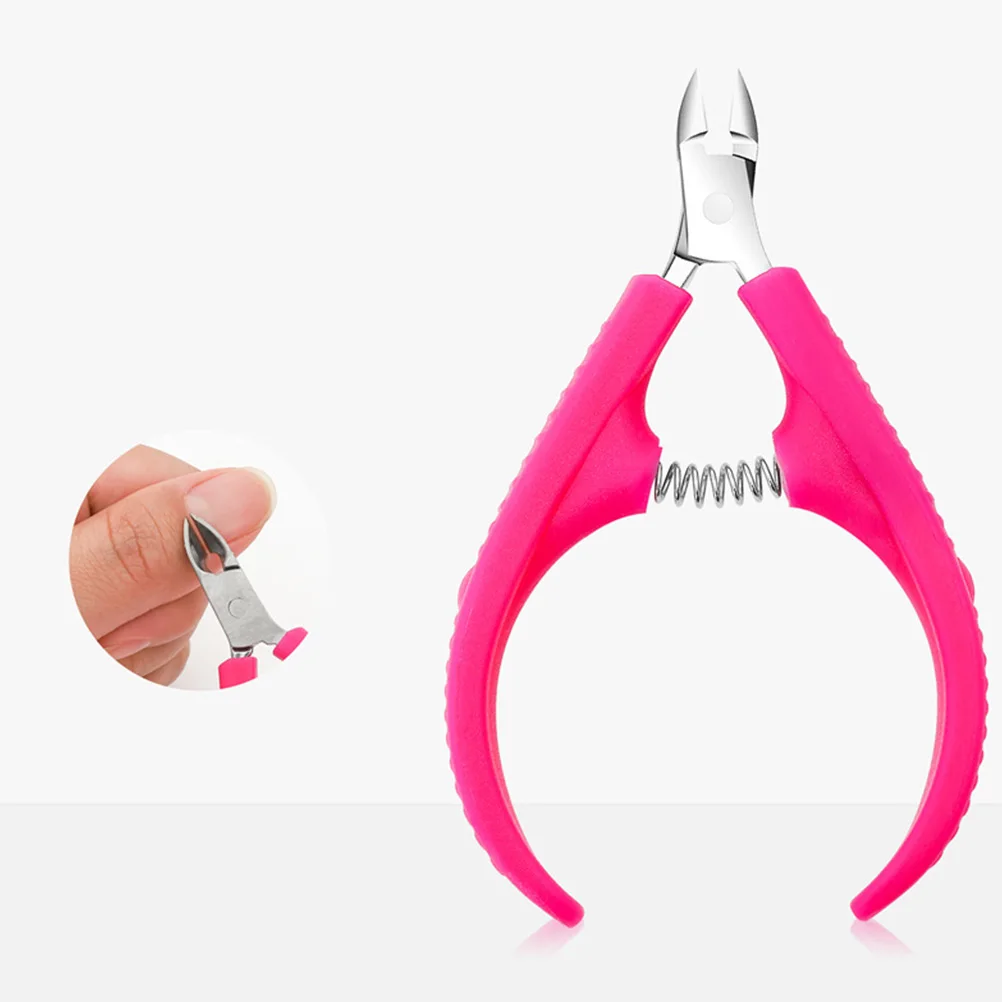 

2pcs Cuticle Nipper Stainless Steel Manicure Tool Non slip H Professional Trimmer Nail Art Dead Skin Remover Clipper