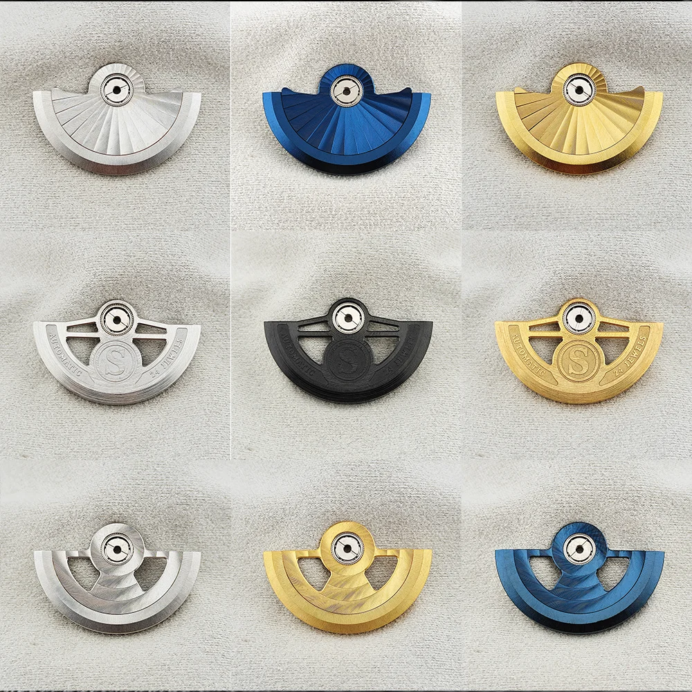 NH35 Rotors Hammer NH36 Rotor Fits NH34 NH38 NH39 7S26 7S36 4R35 4R36 6R Movement Pendulum Weight Watch Mechanical Refit Part