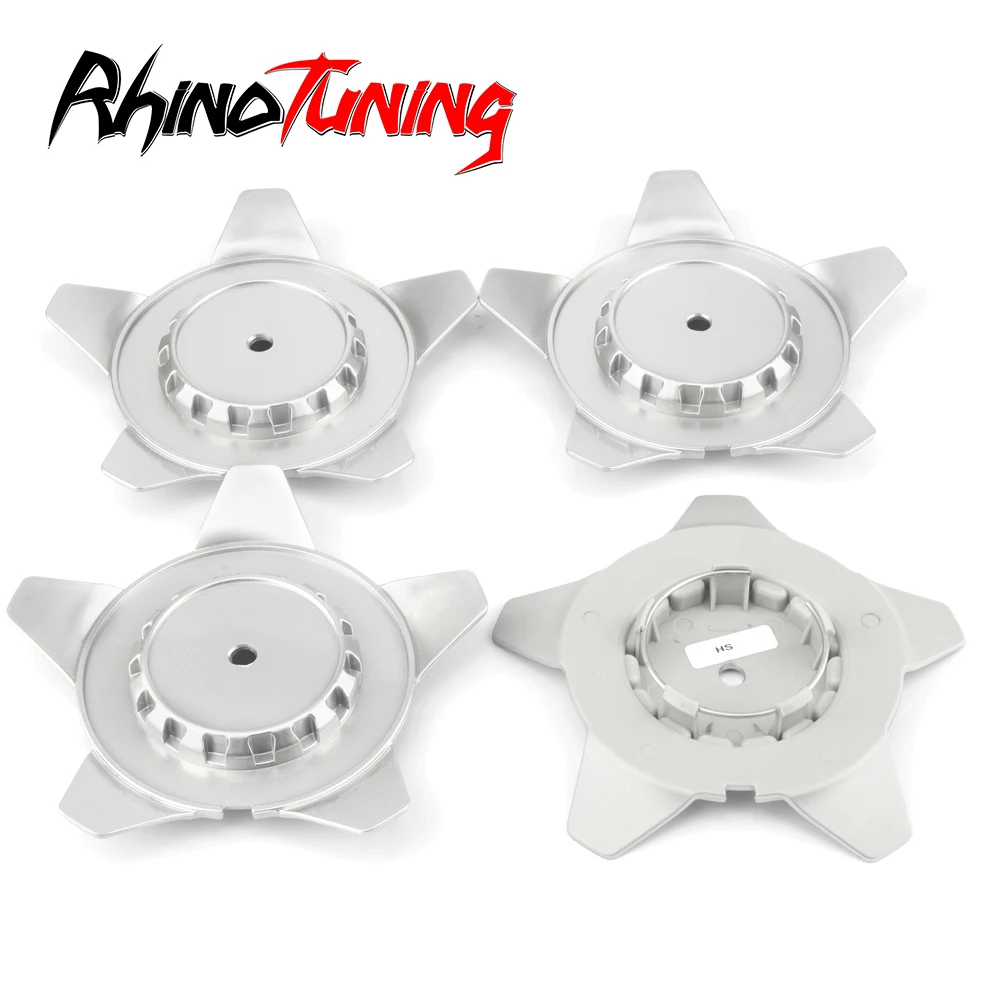 4pcs 155mm 62mm Wheel Hub Cover For M671 671214 53 Rim Center Center Cap Refits Styling Dust 5 Clip Car Accessroies Silver