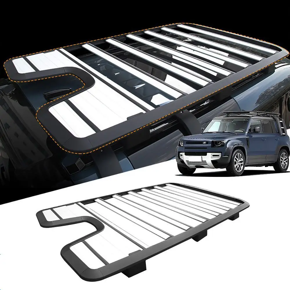 New style Aluminum Alloy Roof basket for Land Rover Defender 90 110 Roof Rack Roof Basket Luggage Rack