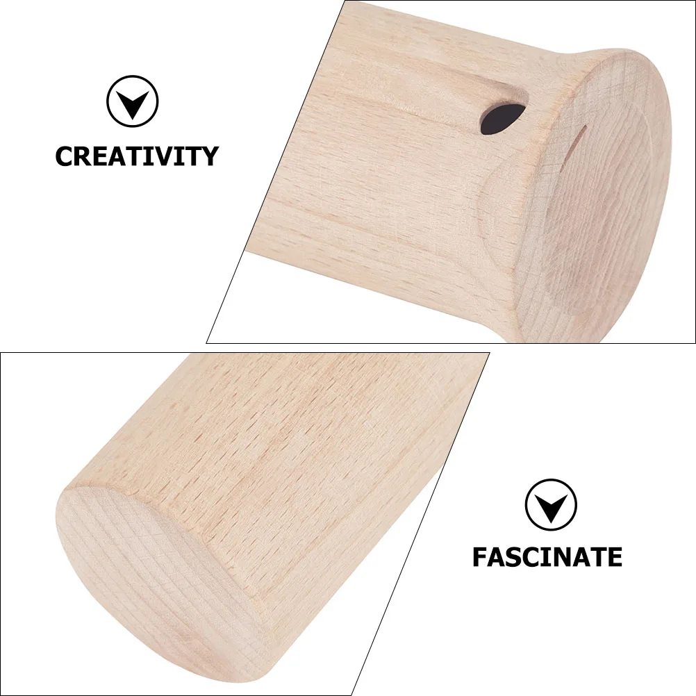 

Wooden Bird Whistle Non-Toxic Natural Grain Educational Musical Instrument Outdoor Play Bird Sound Caller Round Wood Whistle
