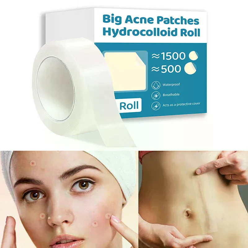 Hydrocolloid Roll Wound Care Patch Bandages Self-Adhesive Bed Sore Highly Absorbent No Leak Stick Safe