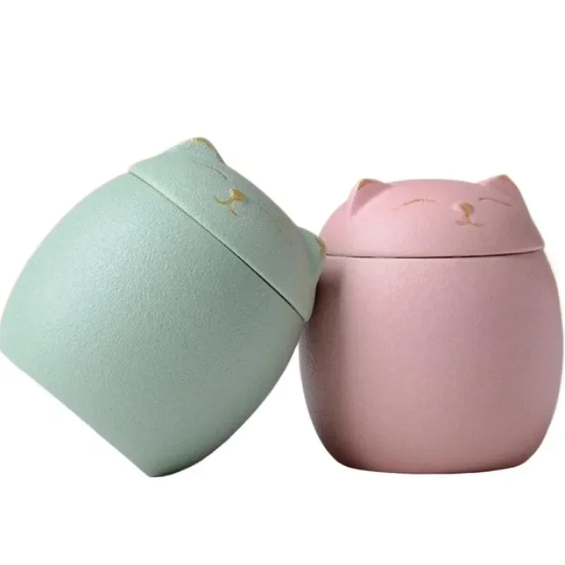 2025 new cat urn burial and cremation commemorative dog dog urn can be engraved and sealed pet hair teeth collection
