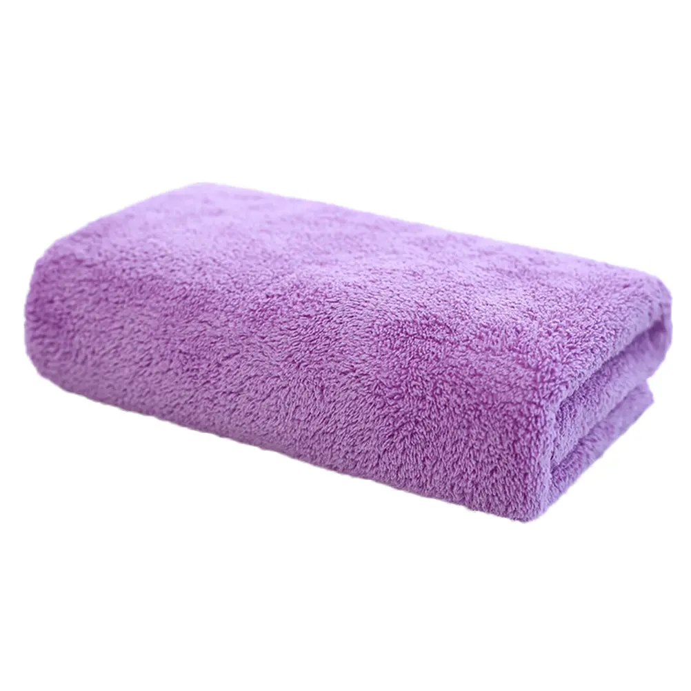 5Pcs Ultra Soft Microfiber Face Washing Towel Highly Absorbent Eco Friendly Washcloth for Daily Facial Care Travel Home Purple