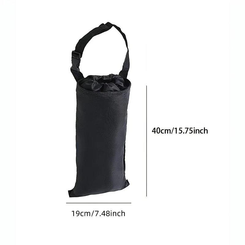 Universal car trash bag，Car-mounted hanging foldable trash bag，Can be hung on the seat headrest，Used for daily garbage storage i view 6
