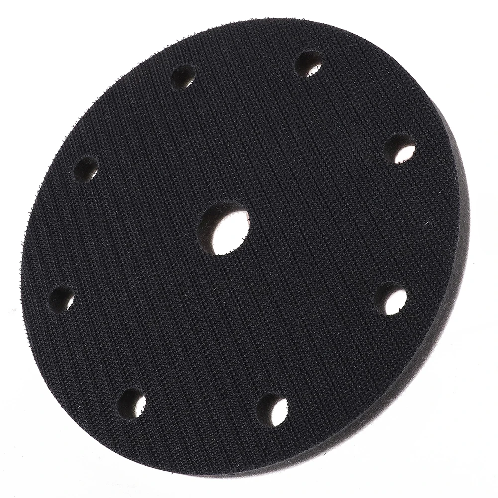 1pc 6 Inch 9 Holes 150mm Interface Soft Pad Tool Disc Sander Backing Pad Reduce Vibration By Orbital Grinding Tools