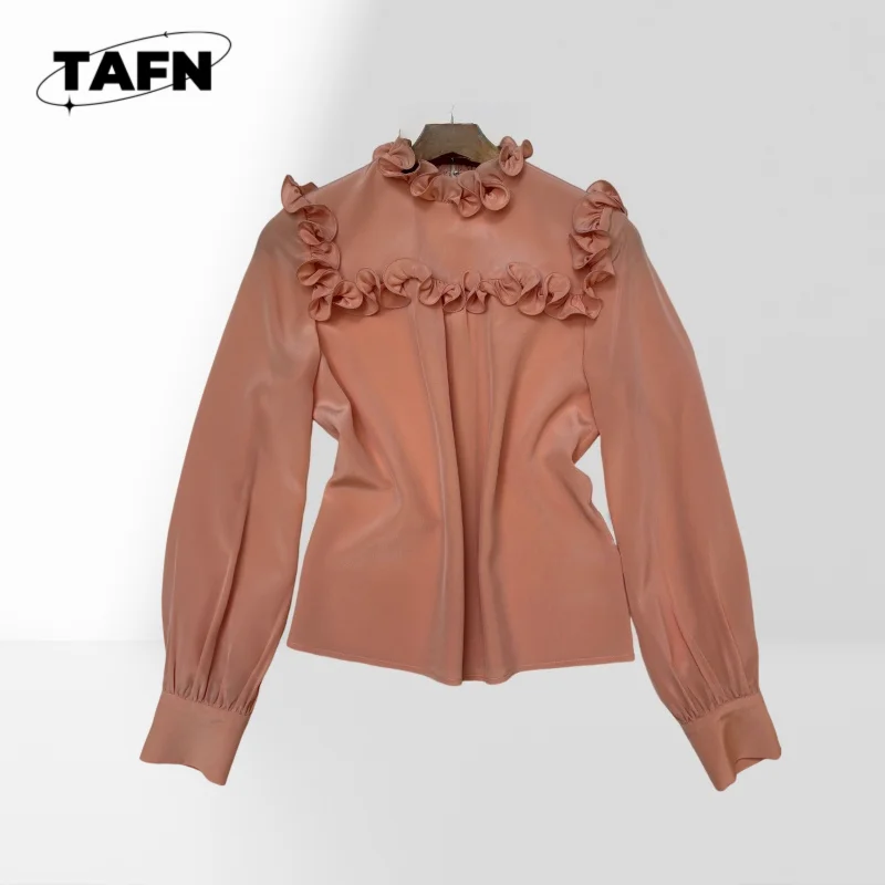

Women's Asymmetrical Shirt Fashion Loose Blouse Ladies Business Shirt Turn Down Collar Workwear Blouse Comfortable AG3131