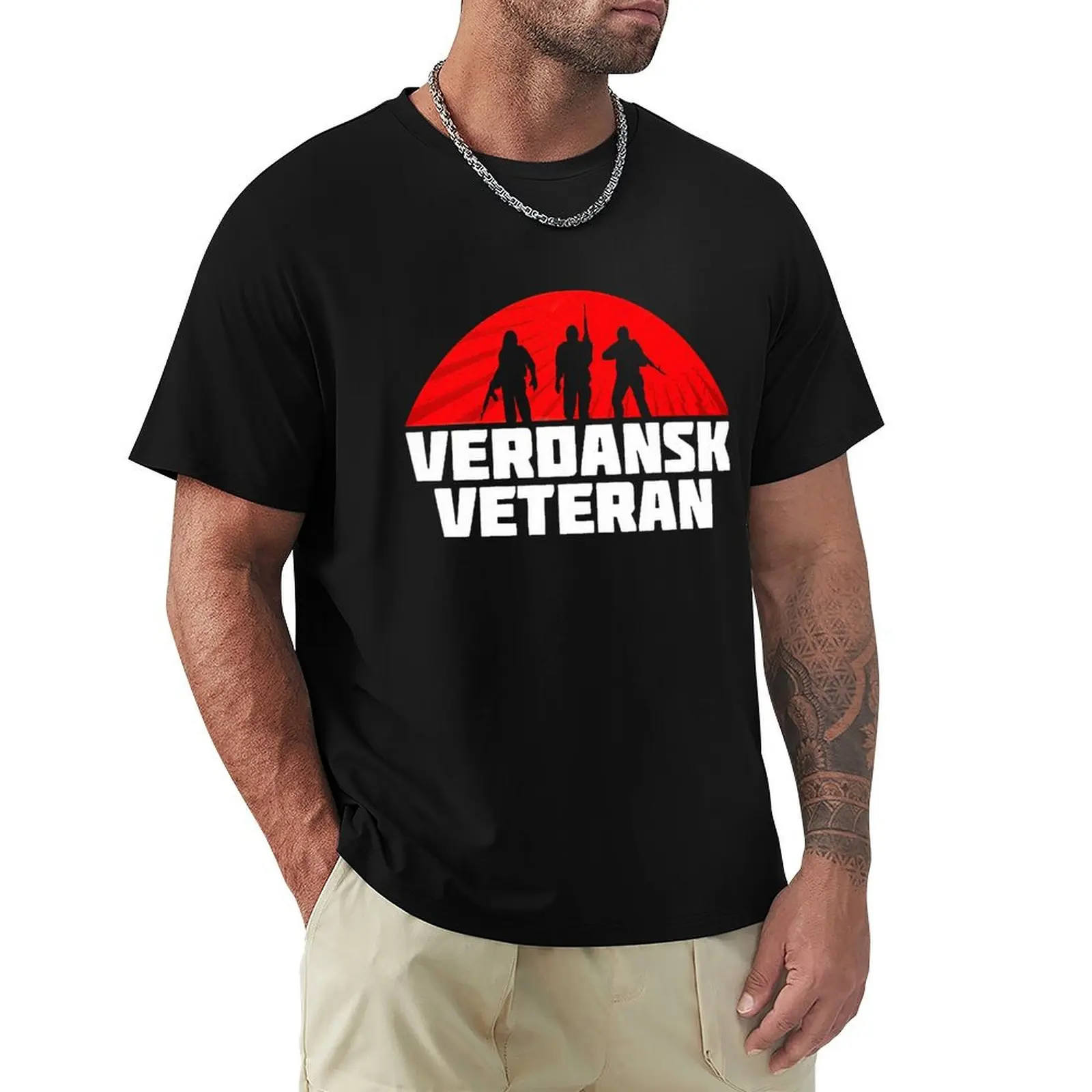 

Футболки COD Warzone Game Verdansk Veteran, футболки с мультяшным рисунком, крутая одежда с короткими рукавами, уличная одежда, футболки, топы