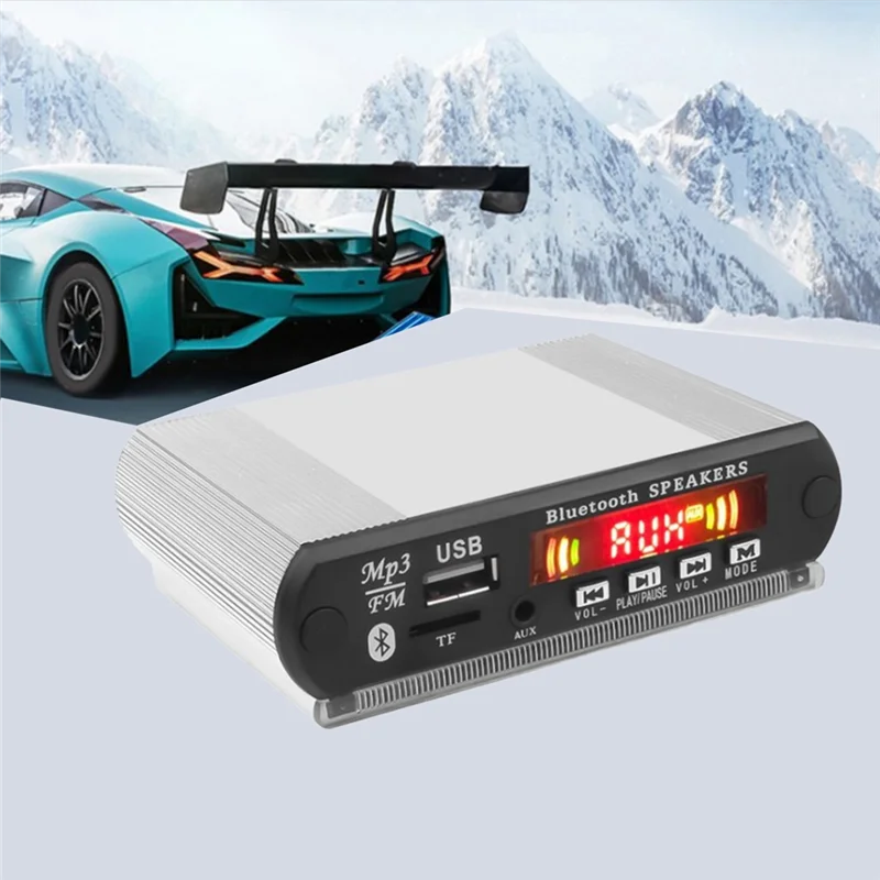 N91R-Bluetooth MP3 プレーヤー デコーダー ボード FM ラジオ、USB、TF ワイヤレス オーディオ & ハンズフリー通話、リモコン B