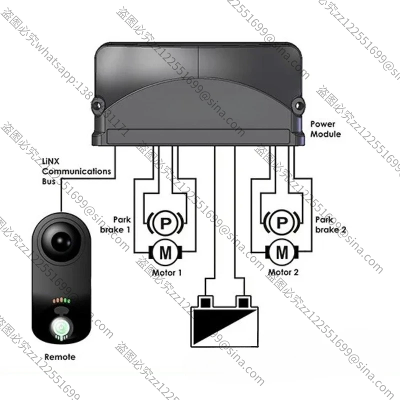 Suitable for 24V 50A Controller Under Control DLX-PM50-A Controller