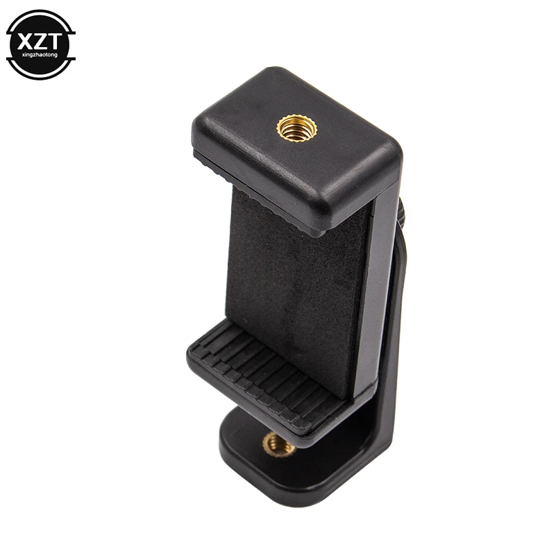 Universale rotazione di 360 gradi Mini Clip per telefono leggero 1/4 vite supporto per telefono cellulare supporto per treppiede da scrivania per IPhone xiaomi Samsun