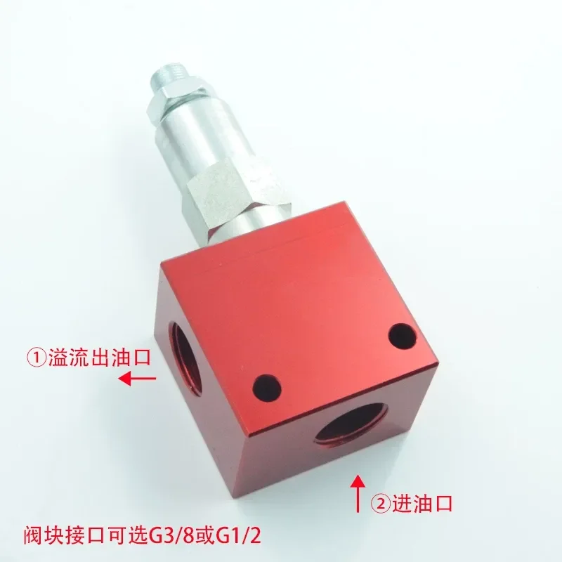 for V3068 Hydraulic Manual Adjustable Pressure Relief Valve RV10 Threaded Cartridge Relief Valve YF10