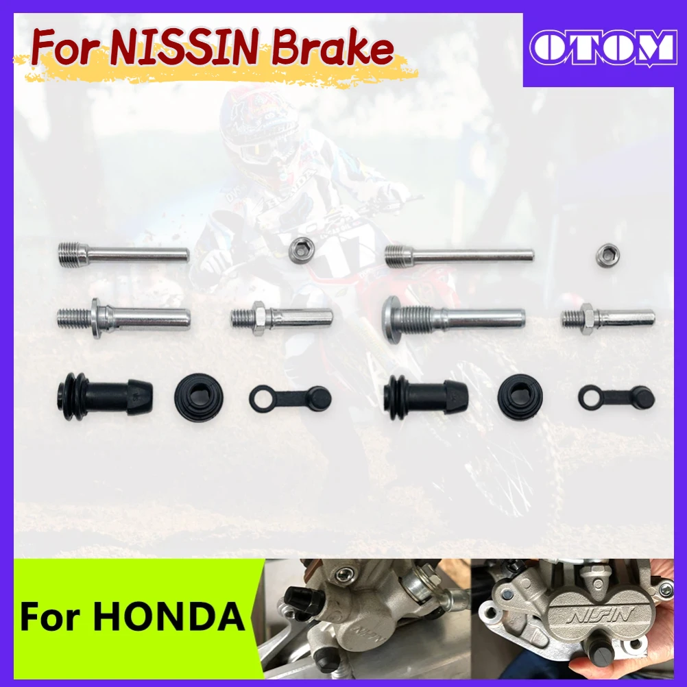 OTOM Motocross Front Rear Brake Pump Repair Kit For HONDA YAMAHA KAWASAKI SUZUKl Off-Road with NISSIN Brake Pump Repair Part