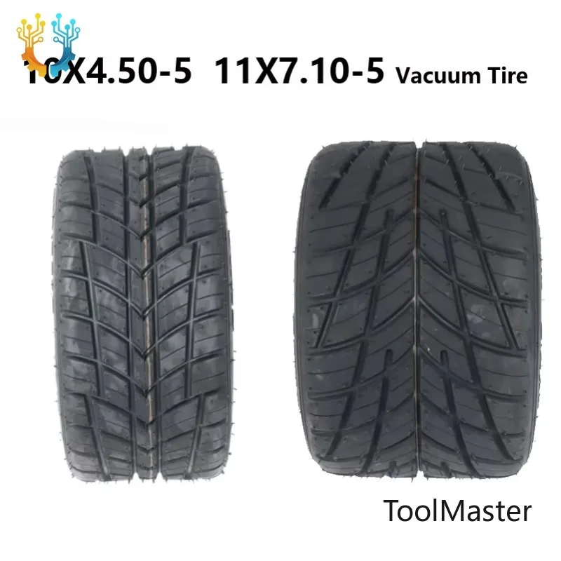 

【2026】5 Inch Front Or Rear Wheel Tubeless Tyre Anti-skid Rain Tires For Kating Go Kart ATV 10x4.5-5 11x7.10-5