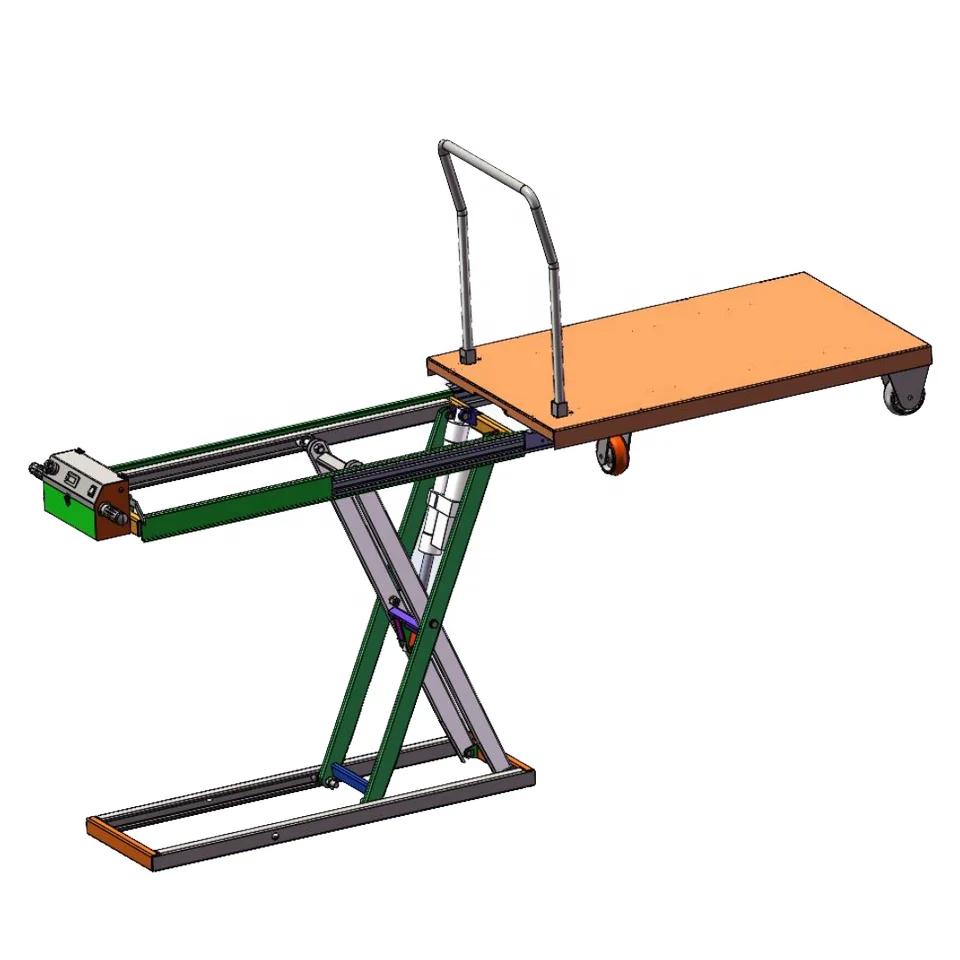 

Electric One Cylinder Hydraulic Lift Machine Self-Loading Platform Design Two Posts for Motorcycles YS-Z-500-80 600KG