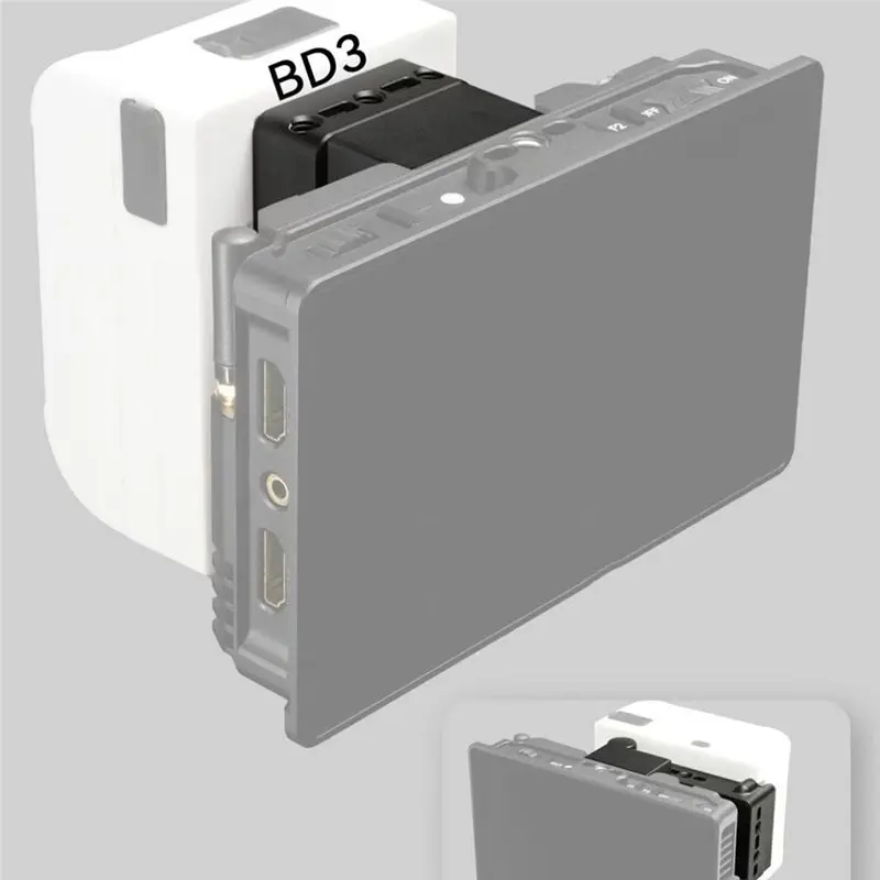 AT12 Video Transmission V-Lock Mount V-Lock Mount Battery Plate For Portkeys Accessories