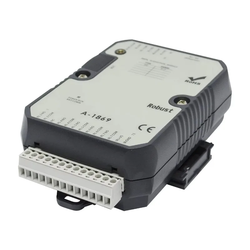 Ethernet I/O Module 8DO Relay Output Support Modbus TCP Protocol (A-1869)