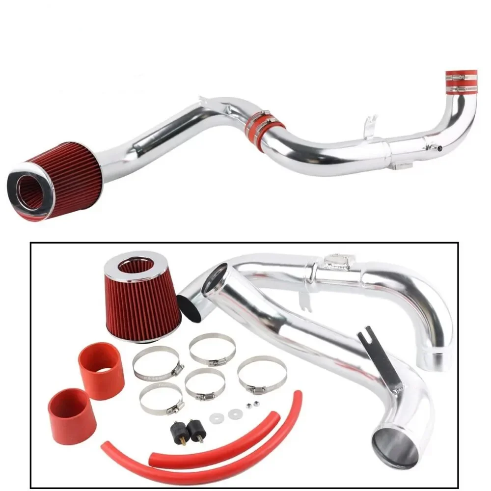 Red Black 3'' Cold Air Intake Pipe Kit Dry Filter for 2006-2011 Honda Civic EX/LX/DX 1.8L