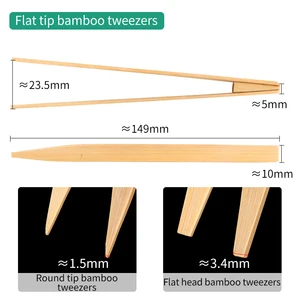 Luxianzi-Bambus-Bambus-Bambus, hitzebeständige, gerade Spitze, Bambus auf Telefon, elektronische Reparatur, Schweißhandwerkzeuge vermittelt 6 Hauptverkäufe Lenha Pinzetten - №1