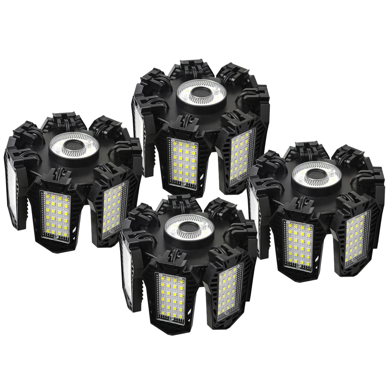 

120W 2100Lumens 6500K Deformable LED Ceiling Lamps Base Deformable Light Fixtures Ultra Bright LED Shop Light