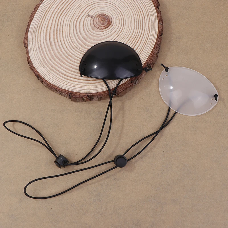 Translucent Black Single Eye Protect Correction Children's Monocular Eye Goggle Patch Amblyopia Blindfold One Eye Stra