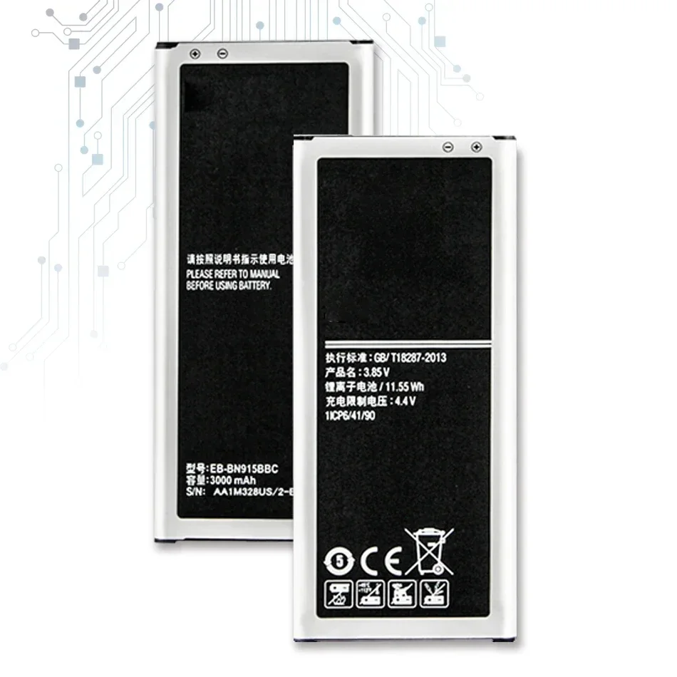 

Battery For Samsung Galaxy Note Edge N915 N915F N915A N915T N915K/L/S N915V N915G N9150 EB-BN915BBC 3000mAh Batteria