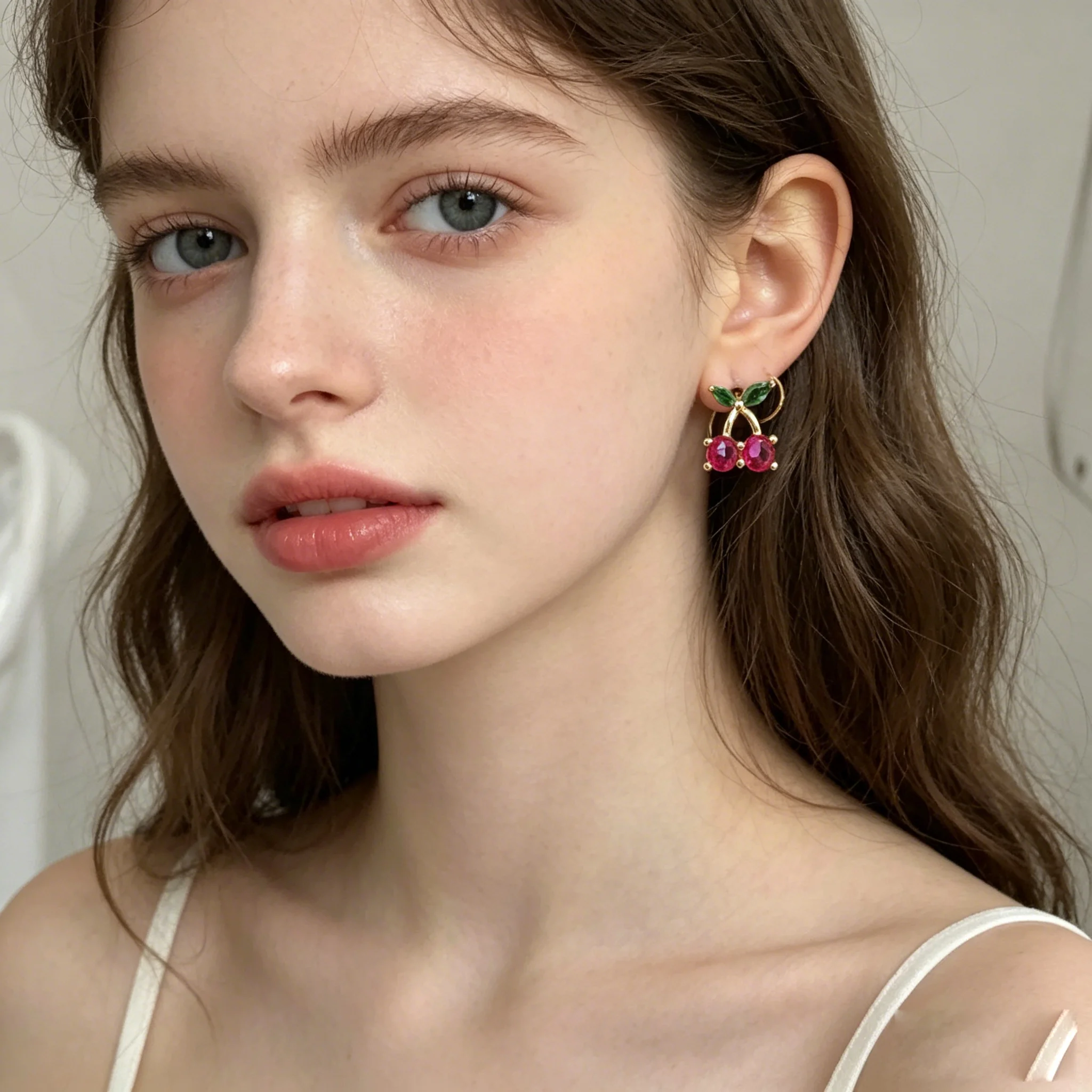 Wedding 2026 Bride Cute INS Cherry Earrings Daily Wear Jewellery Party Gifts for Guests for Adults Party Birthday Accessories