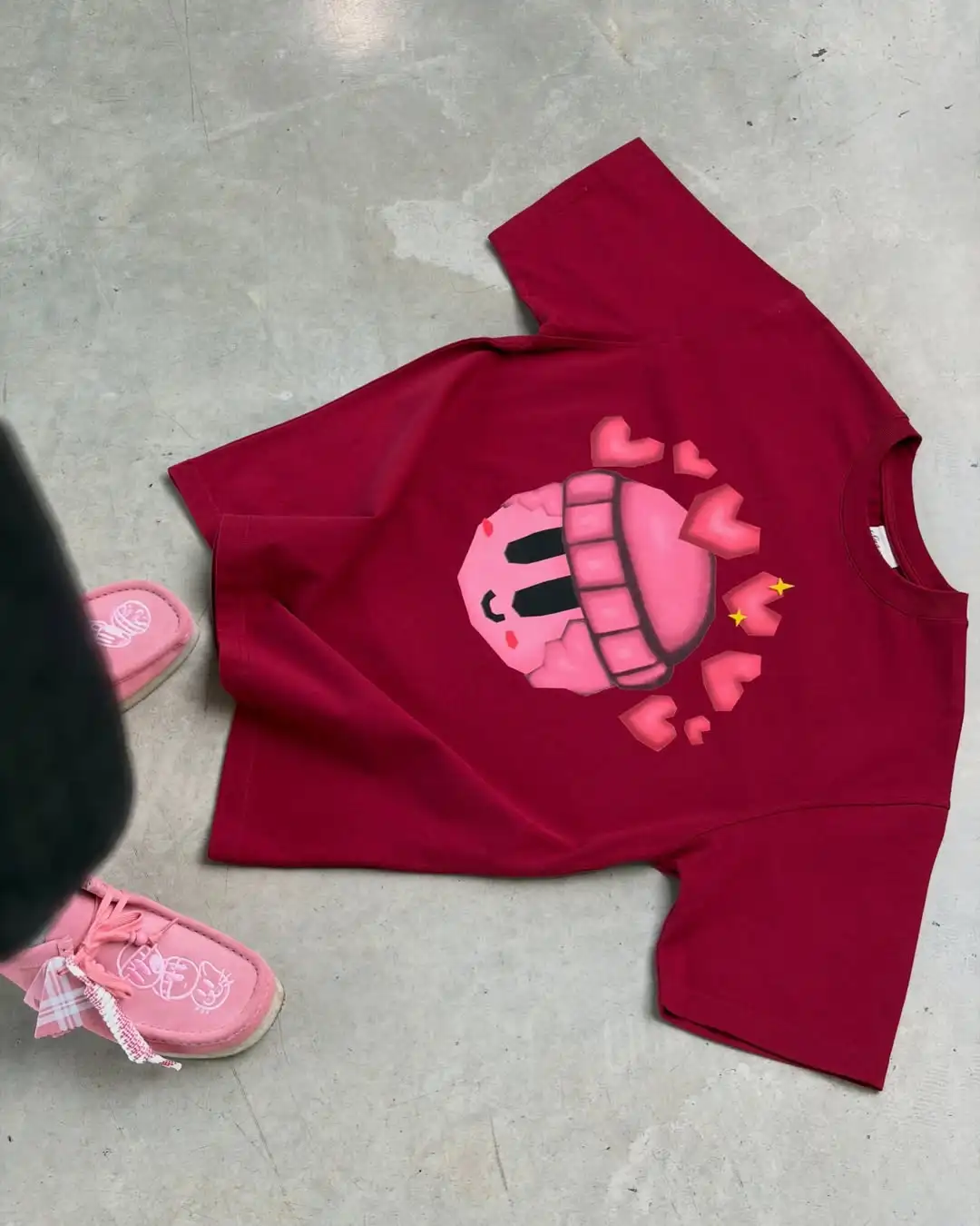 Y2k Cartoon face Hip Hop Graphic T Shirts Tops Oversized T Shirt Unisex Pro Choice Harajuku Goth Streetwear Retro Women Clothing