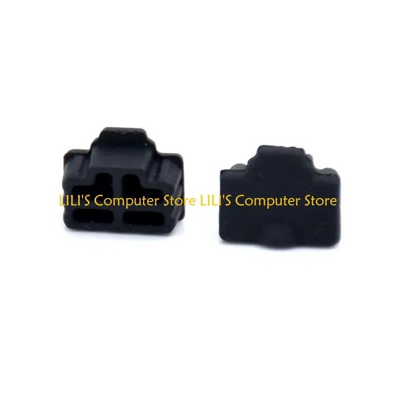 

A52B 100Pack RJ45 Anti Dust Cover Cap Black White Ethernet Hub Port Protector Plug