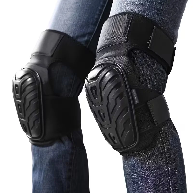 2PCS Extended-Length Industrial Knee Pads, Thickened and Anti-Slip. Ideal for Construction Sites, Gardening, Renovation Jobs and