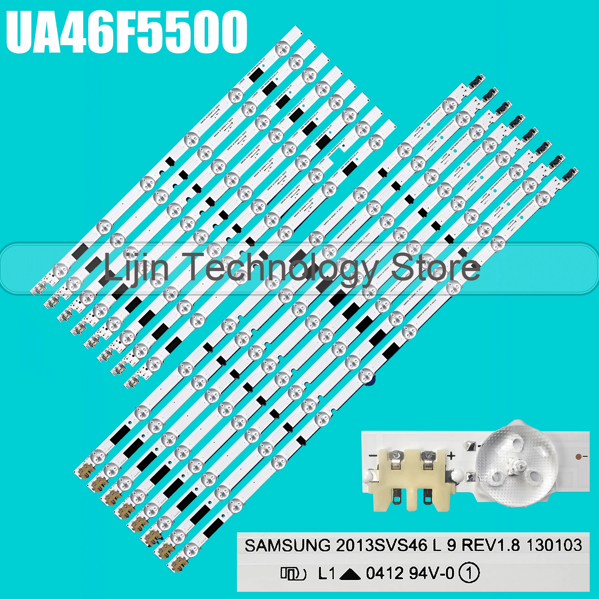 LED strip For UE46F5080 UA46F5500 UE46F6700 UE46F6320AW UE46F5000 UE46F6500 UE46F6320 UA46F5500AJ D2GE-460SCA-R3 D2GE-460SCB-R3