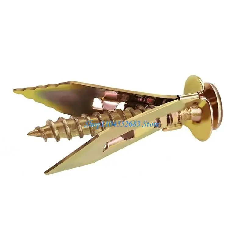 Y6GD 420Pcs Drilling Gypsum Board Screw Set Carbon Steel Anchors and Screws for Wall Decoration, Shelves