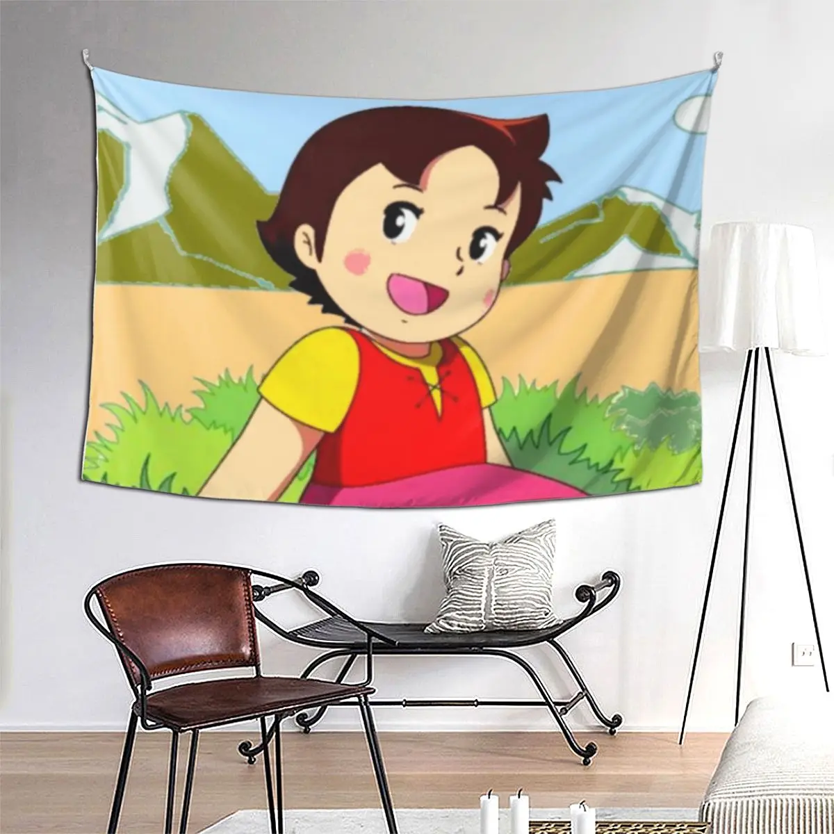 

Heidi Feet In The Water Tapestry Hippie Wall Hanging Aesthetic Home Decor Tapestries for Living Room Bedroom Dorm Room