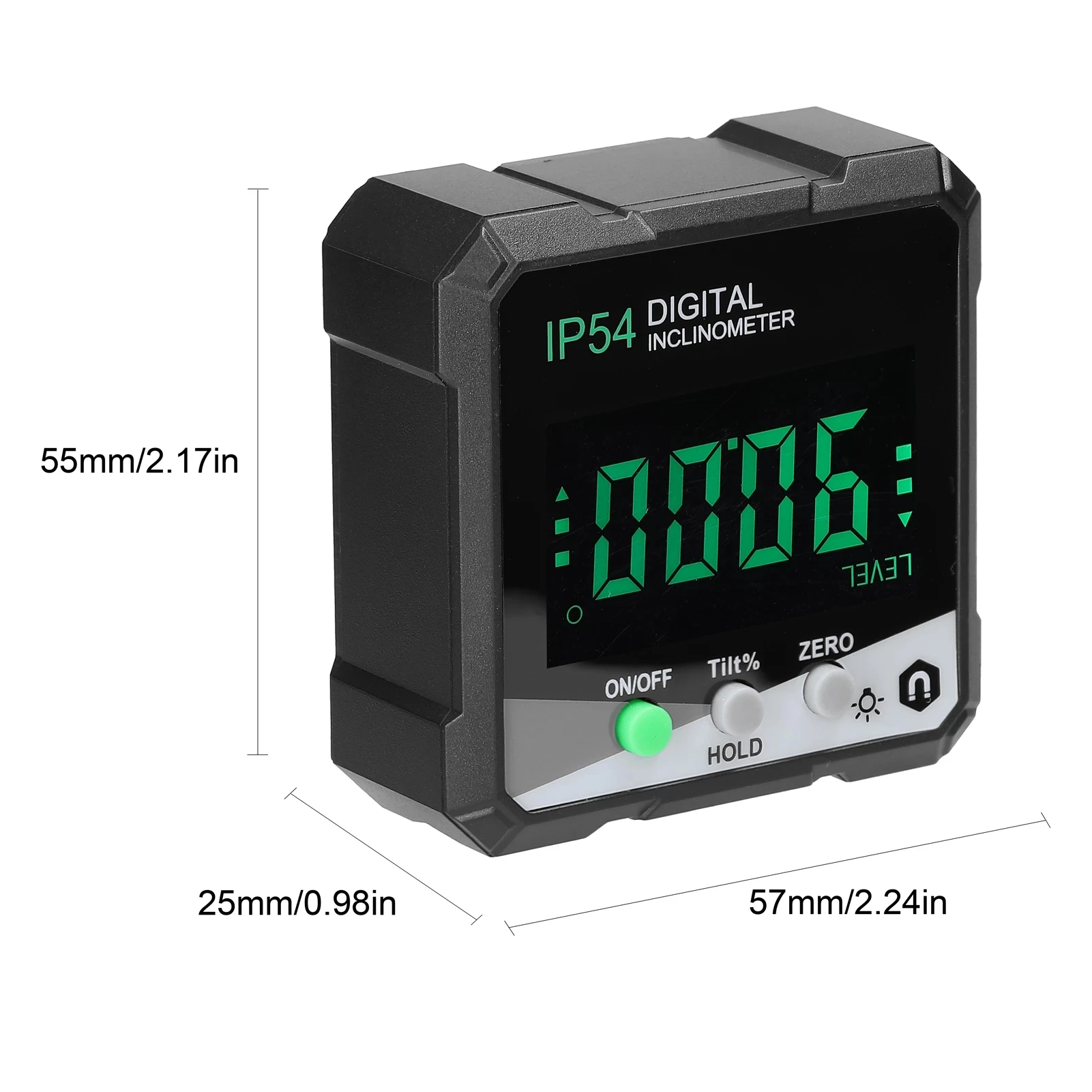 4*90 Degree Digital Electronic Level And Angle Gauge Inclinometer With Backlight And Magnetic Base Protractor Digital