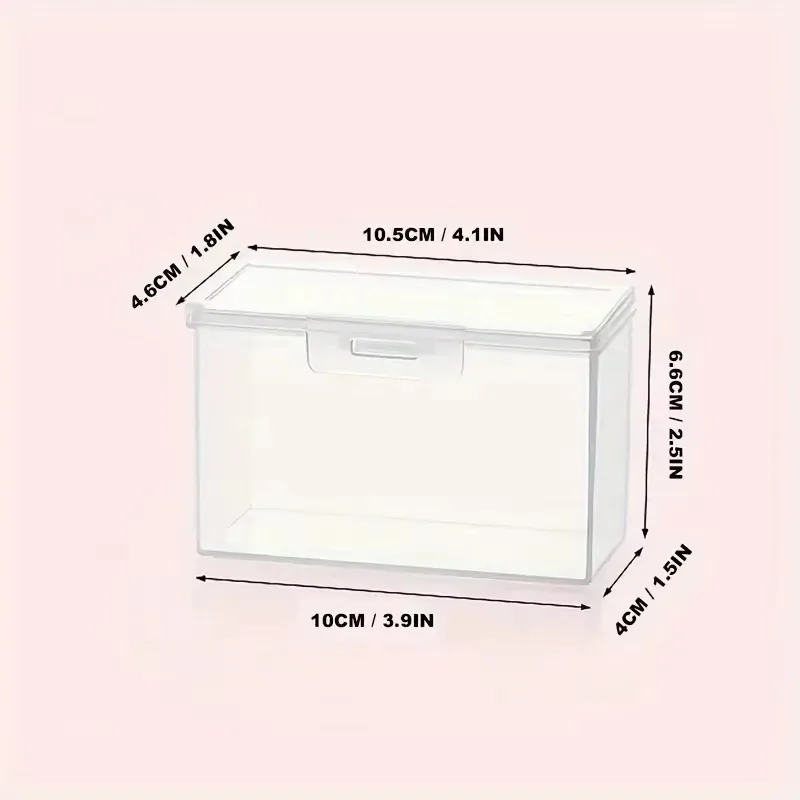 1/3pcs Poker Box Transparent Poker Box Game Card ID Card Star Card Storage Box