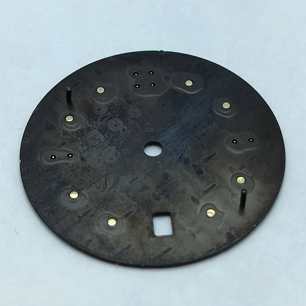 31,6-mm-Zifferblatt, Zeiger, C3-Leuchtmasse, passend für NH-Serie 35 36 Uhrwerke, Uhrenzubehör, Uhrenmontage – Detail 4