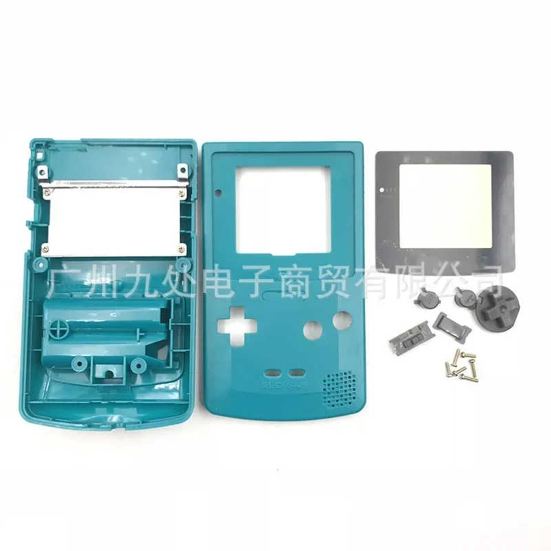 Original เกมคอนโซลเชลล์สําหรับ Gameboy สีคลาสสิกเกมคอนโซลสําหรับ GBC เปลือกหอยพร้อมปุ่ม