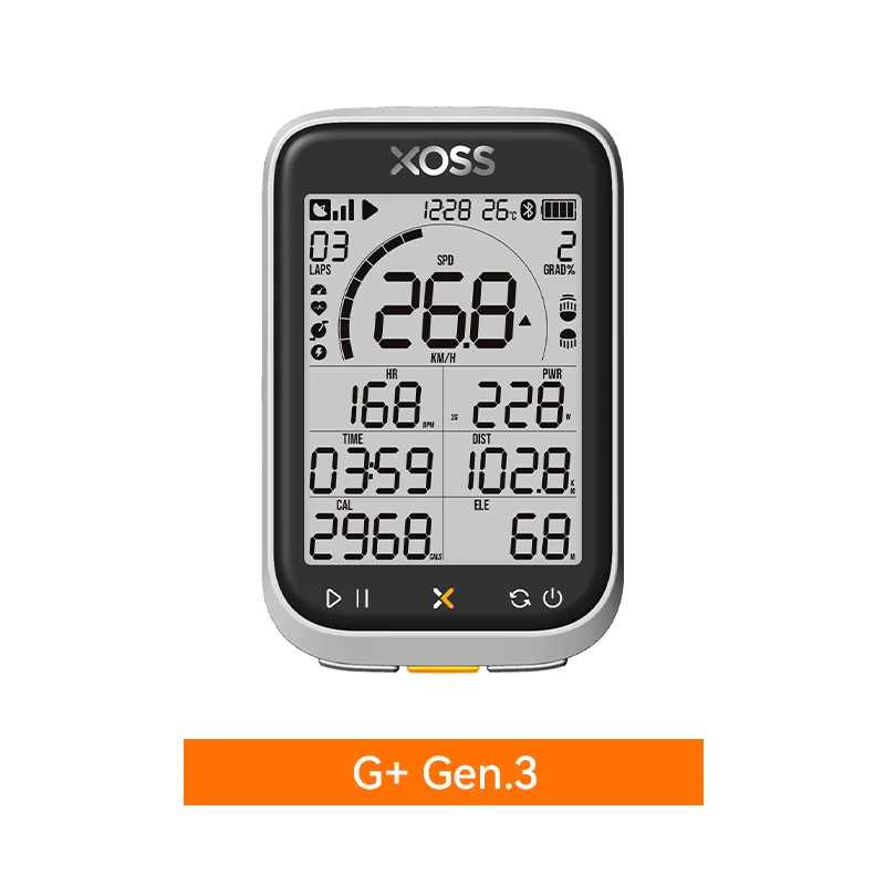 XOSS G3+ GPS Bike Computer G Plus Gen.3 Wireless Cycling